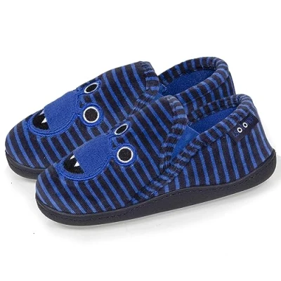 Afbeelding van Isotoner Zeer comfortabele mocassins voor jongens, eenvoudig aan te trekken, Gestreept