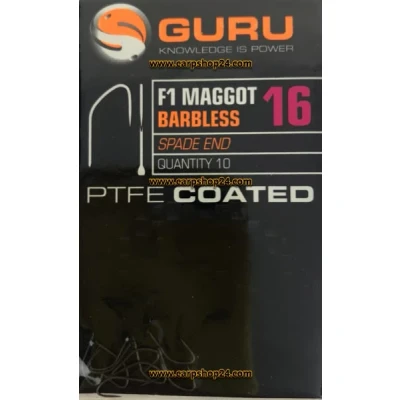 Afbeelding van Guru F1 Maggot Barbless Spade End (10 pcs) Maat : 16