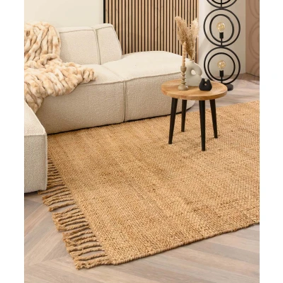 Afbeelding van Jute Tapijt/Vloerkleed Chunky Boho &amp; Me Naturel 160x230 Cm
