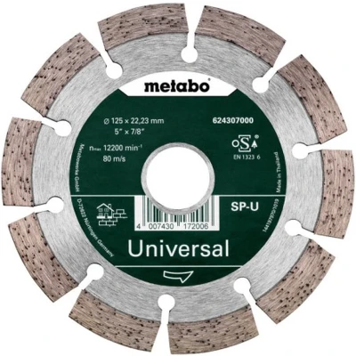 Afbeelding van Metabo 624296000 Diamanten doorslijpschijf Diameter 125 mm Boordiameter 22.23 Beton 1 stuk(s)