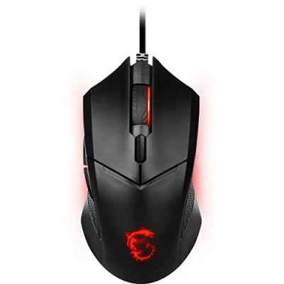 Afbeelding van MSI Clutch GM08 Optische gamingmuis, bekabeld, 4200 dpi, rode led