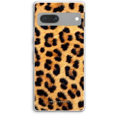Afbeelding van Case Company® hoesje geschikt voor Google Pixel 7 Luipaard Soft Cover Telefoonhoesje Bescherming aan alle Kanten en Schermrand