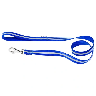 Afbeelding van Adori Looplijn Reflex Blauw&amp;Reflecterend Hondenriem 120X1.5 cm