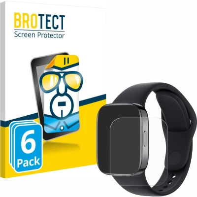Afbeelding van BROTECT Screenprotector voor Xiaomi Redmi Watch 3 Folie Beschermfolie transparant (6 Stuks)