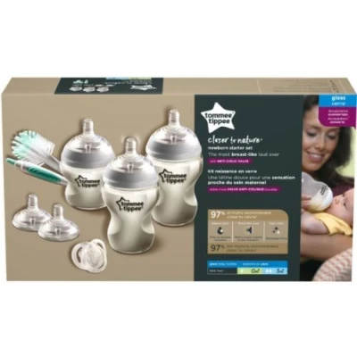 Image de Starter kit naissance en verre Tommee Tippee Closer to Nature
