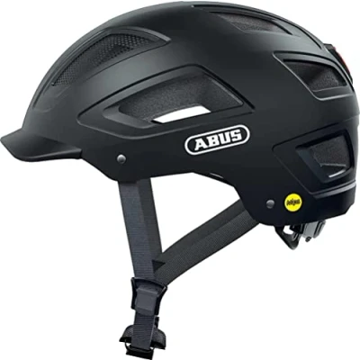 Afbeelding van Abus Hyban 2.0 MIPS Fietshelm LED achterlicht Zwart M (52 58 cm)