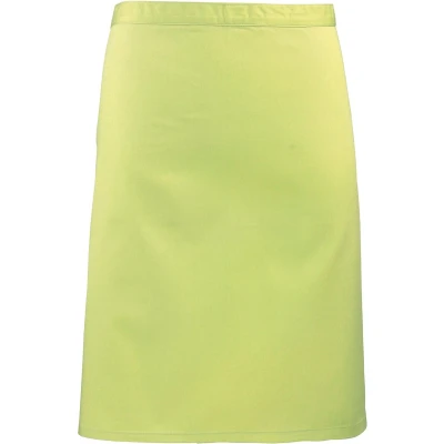Afbeelding van Premier &#039;Colours&#039; Mid Length Apron PR151 Lime