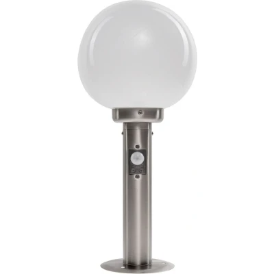 Afbeelding van Lindby sokkellamp Vedran, 45 cm, roestvrij staal, glas, sensor