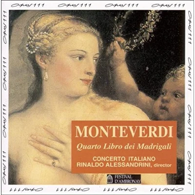 Afbeelding van Monteverdi: Quarto Libro dei Madrigali / Alessandrini