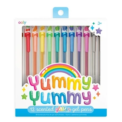 Afbeelding van Yummy Scented Glitter Gel Pens 2.0 Set of 12