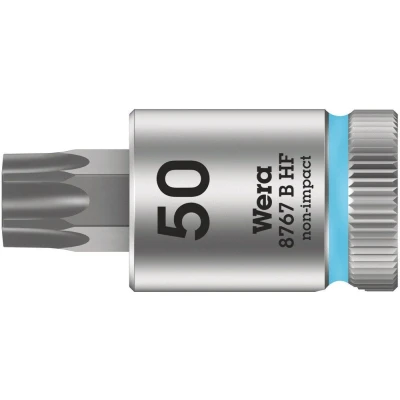 Afbeelding van Wera 8767 B HF Zyklop bitdop 3/8&quot; torx T50 x 38.5mm