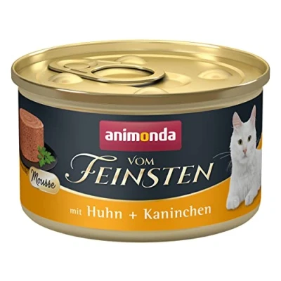 Afbeelding van 12 x 85 g Kip &amp; Konijn Adult animonda Vom Feinsten Kattenvoer