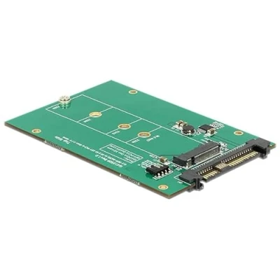 Afbeelding van Delock Converter U.2 Mini SAS HD SFF 8639 &gt; M.2 Key M PCIe met 2,5&quot; frame 7 mm, Accessoires voor harde schijven