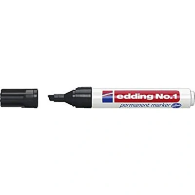 Afbeelding van Viltstift edding 1 schuin 5mm zwart