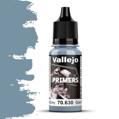 Afbeelding van Vallejo 70630 Steel Grey Primer Acryl 18ml Verf flesje