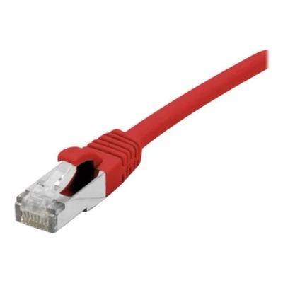Afbeelding van Dexlan Verbindingskabel RJ 45 (M) naar 20 m SFTP, PiMF CAT 6a halogeenvrij, gevormd, zonder haken rood