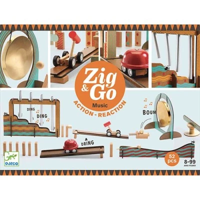 Afbeelding van Djeco kettingreactiespel zig &amp; go music 52st