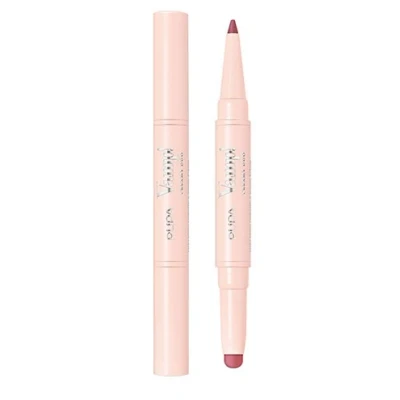 Afbeelding van Pupa Vamp! Creamy Duo Contouring Lip Pencil &amp; Shiny Lipstick Vintage Rose 008