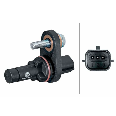 Afbeelding van HELLA 6PU 358 380 991 Impulsgever 3 polig Geluidsensor Met afdichtring OPEL: Insignia A Sports Tourer
