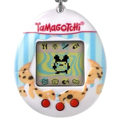 Afbeelding van Bandai Tamagotchi Original Milk and Cookies Shell Cyber Pet 90s speelgoed voor volwassenen en kinderen met ketting Retro virtuele dieren zijn geweldig of cadeaus