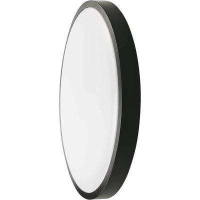 Afbeelding van V Tac VT 8618 Led plafondlamp, 18 W, zwart, 6500 K, geschikt voor badkamer