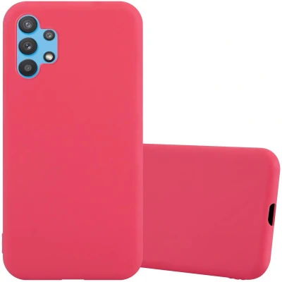 Afbeelding van Cadorabo Hoesje geschikt voor Samsung Galaxy A32 4G in CANDY ROOD Beschermhoes gemaakt van flexibel TPU silicone Case Cover