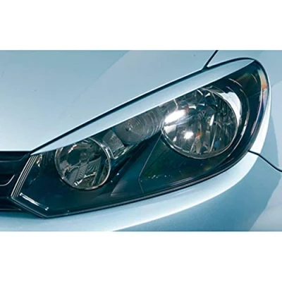 Afbeelding van RDX Racedesign Koplampspoilers passend voor Volkswagen Golf VI 2008 (ABS)
