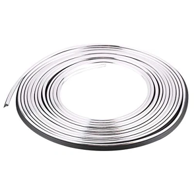 Afbeelding van Decoratieve sierstrip, vormband, flexibel, 5 m, doe het zelf, autosticker (zilver)