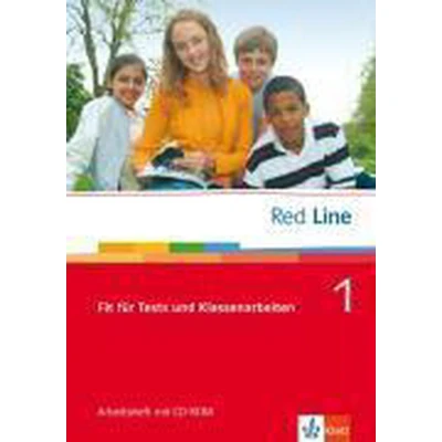 Afbeelding van Red Line 1. Fit für Tests und Klassenarbeiten mit CD ROM