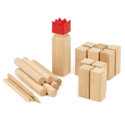 Afbeelding van Bex Sport Semi Pro Family Kubb Rode Koning Berkenhout