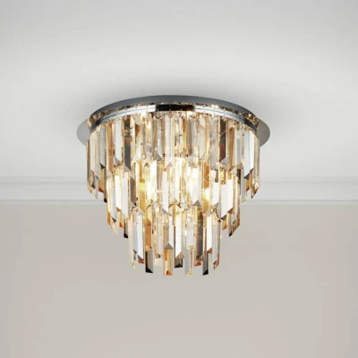 Afbeelding van Plafondlamp Clarissa met kristallen