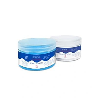 Afbeelding van Resin Pro® I GUM SNEL: Siliconenrubberpasta (1 kg) Niet giftig en ultrasnel (5 minuten) Compatibel met epoxy, polyurethaan, was, zeep, gips, cement, hardheid 24 Shore