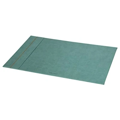 Afbeelding van RHODIA 194486C bureauonderlegger, harde schaal, waterverf, 60 x 40 cm, met siernaden en oranje zadel, voor buiten, kunstleer, collectie Home Office Rhodiarama organisatie van kantoor opslag