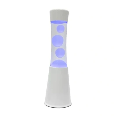 Afbeelding van Led Lavalamp Wit