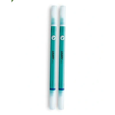 Afbeelding van LAMY ink x Toermalijn wisser van kunststof met wispunt en brede correctiepunt voor het verwijderen inkt, koningsblauw, 2 stuks
