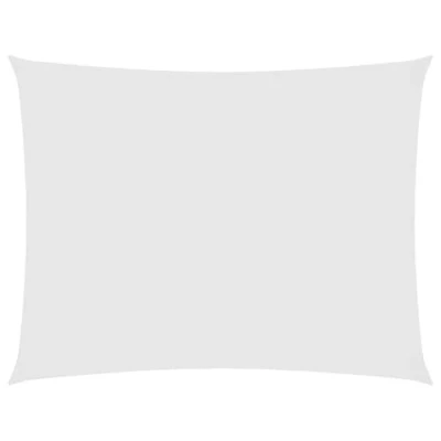 Afbeelding van vidaXL Parasolzeil van Oxford stof, rechthoekig, 5 x 6 m, wit
