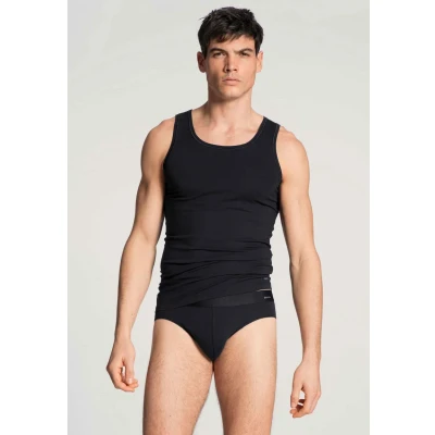 Afbeelding van CALIDA Cotton Code Mannen Shirt Zwart Maat Niet van toepassing