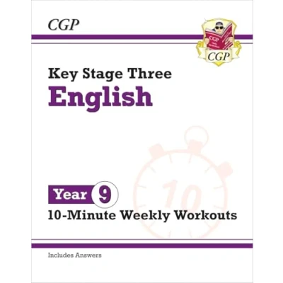 Afbeelding van CGP KS3 10 Minute Tests Year 9 English Weekly Workouts
