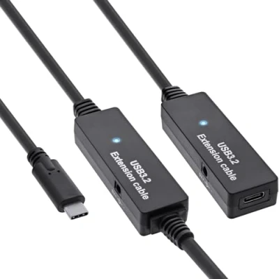 Afbeelding van InLine USB 3.2 Gen.1 Actieve Uitbreiding (10 m, Gen 1), kabel