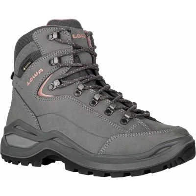Afbeelding van Lowa Renegade EVO GTX MID Outdoorschoenen, Dames, Maat: 42.5, Graphit/rose Nubukleer/ textiel