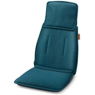 Afbeelding van Beurer MG 330 Petrol Shiatsu Massagekussen Massagestoel Verstelbaar nekgedeelte 4 Massagekoppen paarsgewijs roterend 2 Intensiteitsniveaus Wasbare hoes 3 Jaar garantie groen