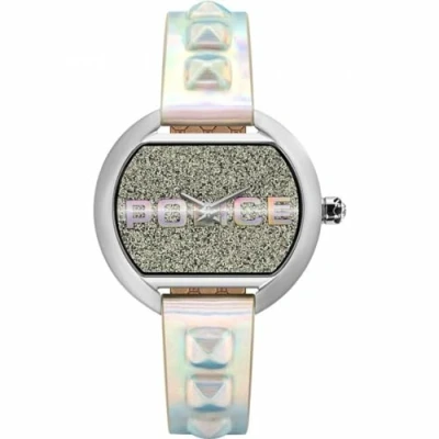 Afbeelding van Police Multicolor Leren Horloge Met Grijze Wijzerplaat