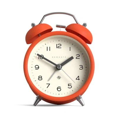 Afbeelding van Newgate Retro Wekker met Hamerbel Charlie oranje