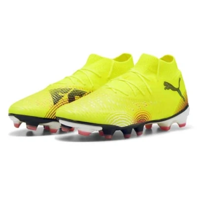 Image de PUMA FUTURE 8 PRO FG/AG Football Boots Women, Chaussures, Jaune Alert/Noir/Sun Struck, 40.5