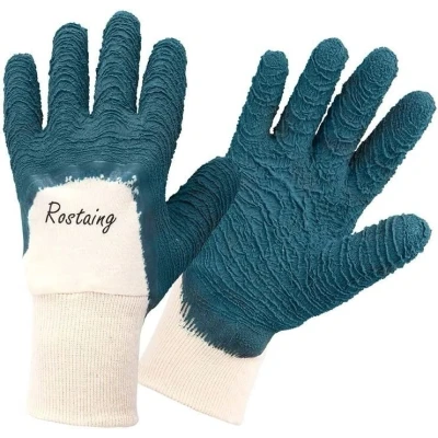 Afbeelding van ROSTAING PROTECT handschoenen Paar unisex rozenstruiken en kleine stekelige latex tuinhandschoenen waterdichte bescherming ideaal voor het snoeien van stekelig beschermende