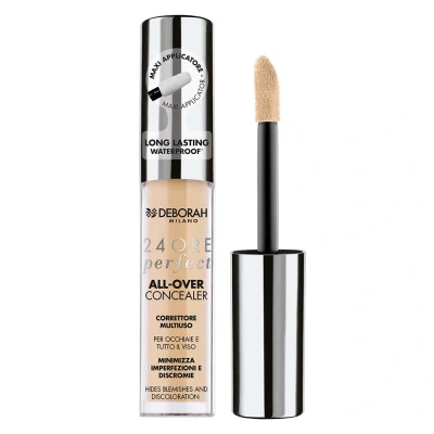 Afbeelding van Deborah Milano Fluid Concealer, 24 Ore Perfect All Over 2.1 Light, langdurig en waterdicht, Copriza met hoge grip, miniatuur van onvolkomenheden, ogen rekbaarheid het gezicht