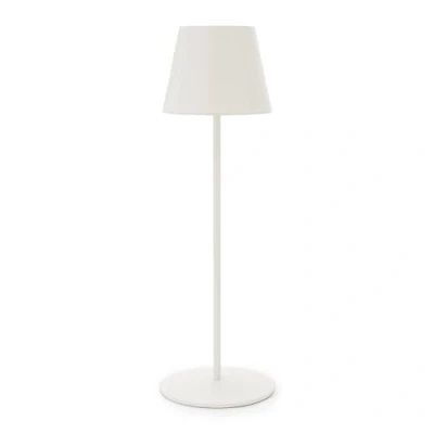 Afbeelding van Oplaadbare led tafellamp, touch dimmer, wit + RGB, IP54,