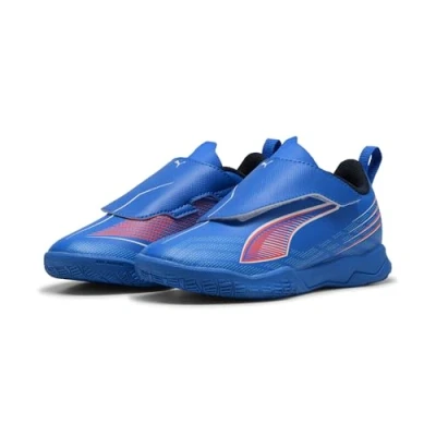 Afbeelding van Puma Ultra 6 Unisex Zaalvoetbalschoenen voor kinderen, Maat: 32, blue/white/glowing red Kunststof/ textiel
