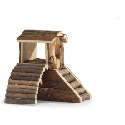 Afbeelding van Bz houten knaagdier speeltoren 17 x 11 15cm