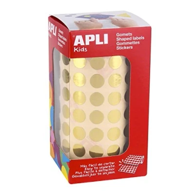 Afbeelding van Apli kids 11626 10,5 mm, goudkleurig, metallic, rond, 5192 stuks